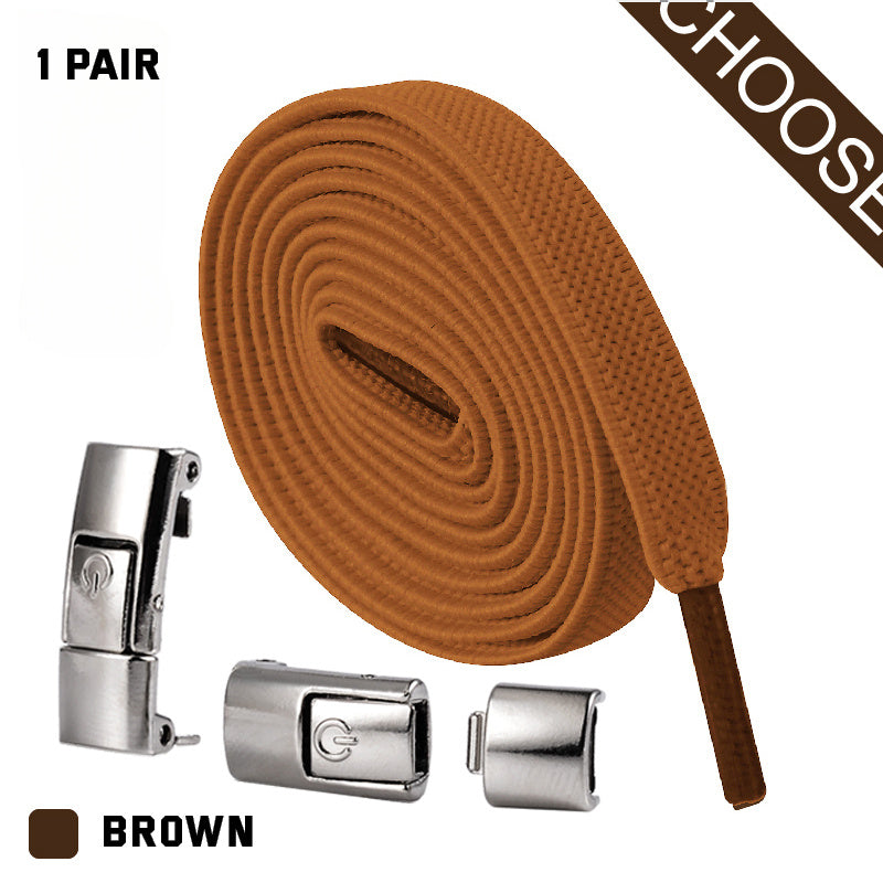 KNOTLESS Press Lock Shoelaces